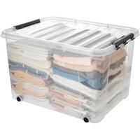 Jeko&Jeko 捷扣 收纳箱 85L*2个 透明