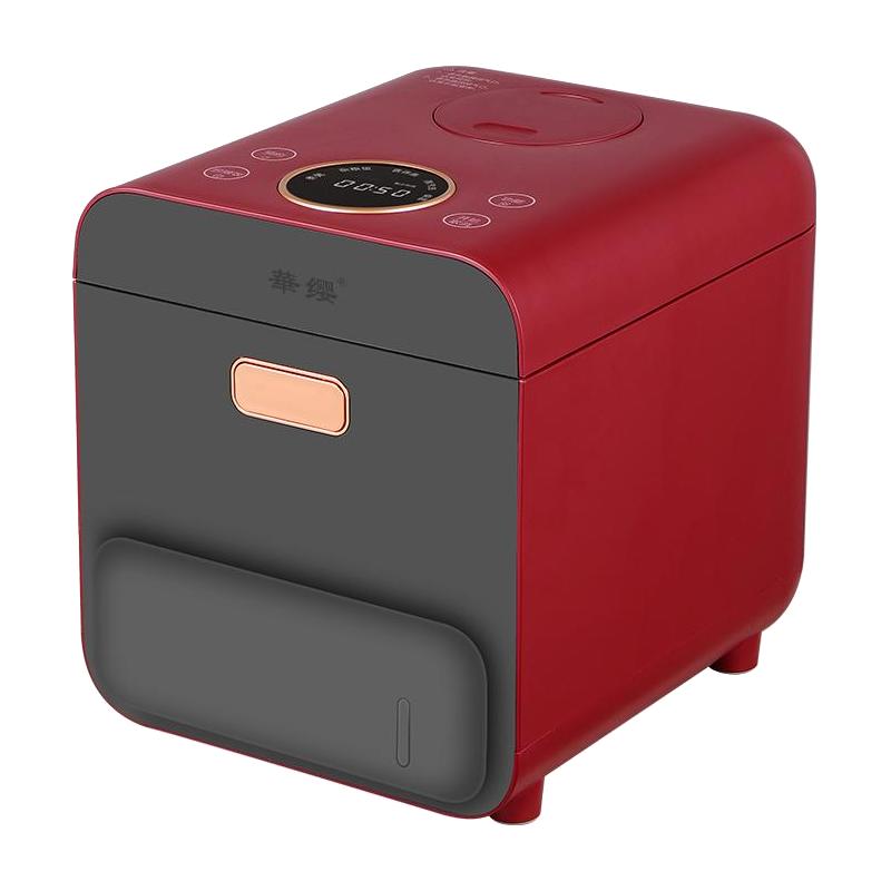华缨 低糖电饭煲米汤分离多功能智能无糖沥米饭木桶蒸饭电饭锅家用 红色标配木甑【送压铸甑】