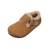 星期六儿童勃肯鞋加绒棉鞋加厚保暖鞋中大童休闲鞋豆豆鞋舒适童鞋
