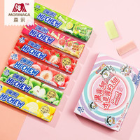 Morinaga 森永 嗨啾果汁软糖青柠味 57g 酸酸哒 圣诞节零食水果口味 喜糖伴手礼