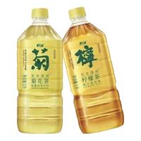 怡宝 C'estbon至本菊花茶1000ml*12瓶清润原味菊花植物饮料低糖菊花茶饮品大瓶 1L 2瓶 柠檬茶大瓶装