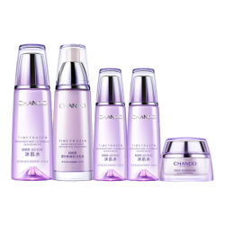 自然堂 凝时鲜颜水乳套装（清润水160ml+乳液120ml)淡纹保湿女士化妆品