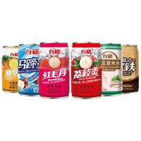 台福 水果饮料310g*6罐装红毛丹荔枝马蹄咖啡薏米水整混合整箱特价