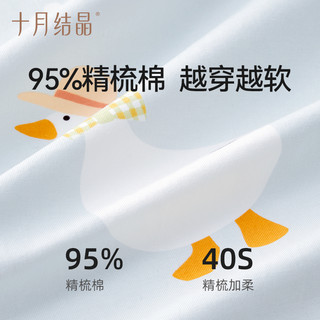 十月结晶月子服睡衣怀孕期产后7A抗菌家居服女纯棉冬季2025款 【7A抗菌】秋款165g丨雪梨鹅丨隐藏哺乳口 XL（体重140-160斤）