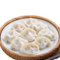 纯手工野菜水饺荠菜蒲公英马齿苋肉素水饺现包鲜饺子家常速食水饺