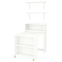 宜家（IKEA）BILLY毕利书柜折叠桌可拉储物柜置物柜极简家用 书柜含托架