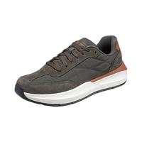 斯凯奇(Skechers)秋季足弓支撑男子休闲运动鞋柔软透气舒适耐磨 210613-OLV橄榄绿 41