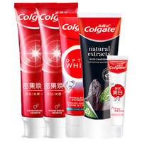 Colgate/高露洁 美白 牙膏套装 120g*2+100g+100g+40g