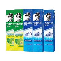 DARLIE 好来 双重超白茶系列牙膏 90g*5支