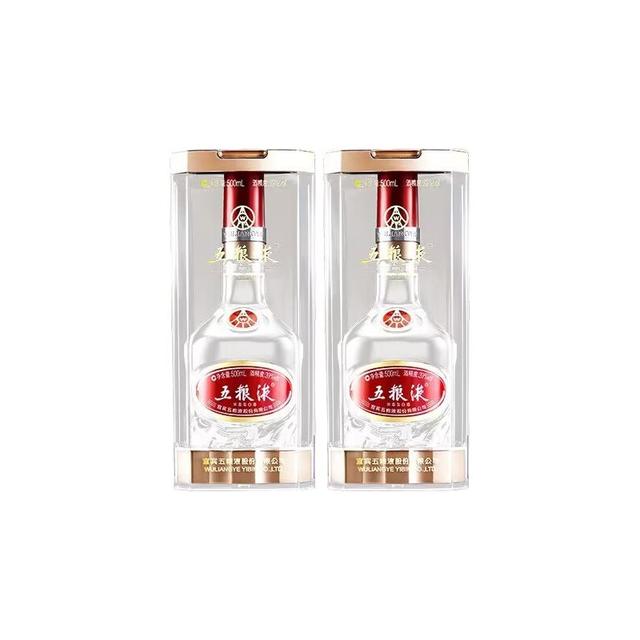 Wuliangye 一帆風順 500mL 39%　五浪液　中国酒　白酒 WULIANGYE 五粮液39%vol 浓香型白酒500ml*2瓶双支装【报价价格评测怎么