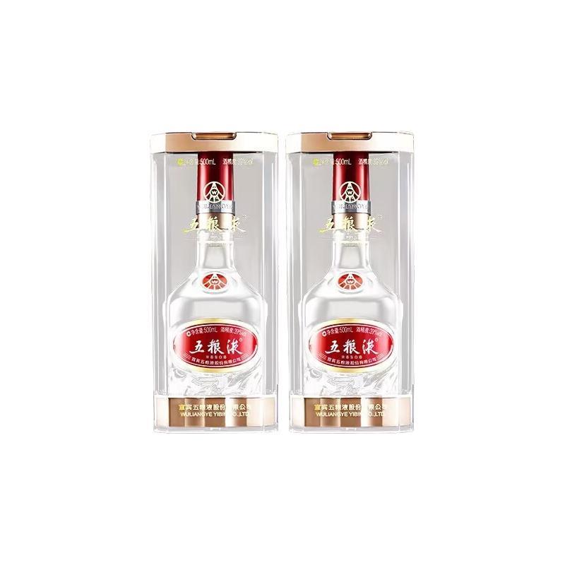 WULIANGYE 五粮液39%vol 浓香型白酒500ml*2瓶双支装【报价价格评测怎么