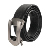 NAUTICA 臻选好礼商务百搭自动扣腰带男士皮带简约腰带 超V