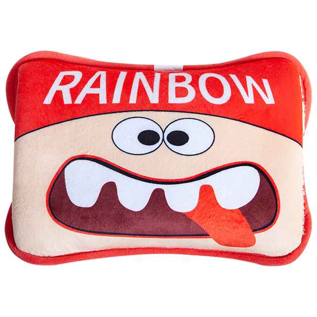 彩虹 暖手宝热水袋电热暖手宝 超柔印花 迅速储热