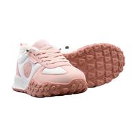 BoBDoG巴布豆中大童运动鞋秋季款户外防滑耐磨登山鞋儿童休闲男童鞋阿甘鞋 粉白色【加绒冬款】 31 内长19.8cm，脚长19.1cm