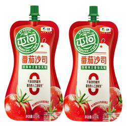 屯河 番茄酱西红柿酱炒菜意面酱320g*2袋