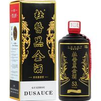 杜酱 黑金酒 53%vol 酱香型白酒 500ml*6瓶 整箱装