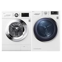 LG FCM902W 9KG 滚筒洗衣机+RC90U2AV2W 9KG 干衣机