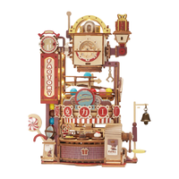 ROKR 若客 巧克力工厂 立体拼图拼装模型 国潮积木拼插diy玩具木质成人手工生日儿童圣诞礼物男生女生