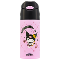 膳魔师(THERMOS)不锈钢保温杯办公咖啡杯便携水杯大咖杯 酷洛米系列二代 保温吸管杯400ml