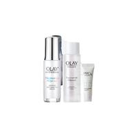 OLAY 玉兰油 大红瓶空气面霜新生素颜精纯面霜日晚霜套装送人礼物 olay抗糖小白瓶4件套装