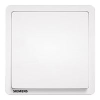 SIEMENS/西门子 单开单控开关 典雅白色