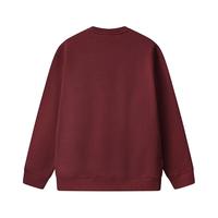 FILA 斐乐款套头卫衣25秋冬季休闲宽松长袖加绒保暖上衣 【加绒】传奇红-RD L 175/96A/L