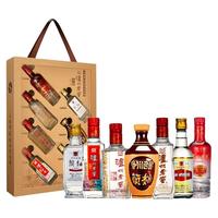 LUZHOULAOJIAO/泸州老窖 60周年纪念酒 浓香型白酒小酒套装  125ml*7瓶 礼盒装 52%vol