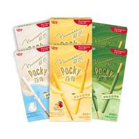 Pocky 百奇 装饰饼干组合装 3口味 48g*6盒（浓郁抹茶味+牛奶味+牛奶芒果味）