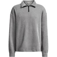 CHINISM 男式半拉链立领卫衣灯芯绒秋冬美式简约男女同款休闲上衣