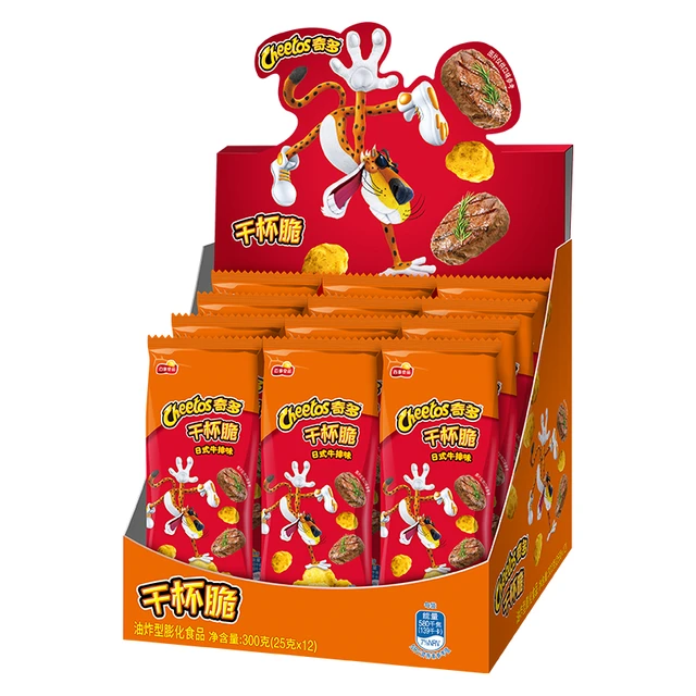 Cheetos 奇多 干杯脆 日式牛排味 25g*12包