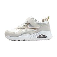 SKECHERS 斯凯奇 儿童鞋春秋低帮气垫板鞋女童时尚休闲鞋缓震运动鞋310552L 自然色/NAT 37码