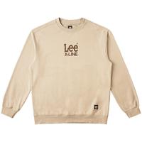 李 Lee24早秋舒适版圆领大Logo男女同款卫衣休闲潮LUT009109204 米色(尺码偏大,拍小一码) XL