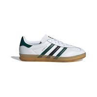 adidas「T头鞋」GAZELLE INDOOR经典板鞋男女阿迪达斯三叶草 白/绿 42