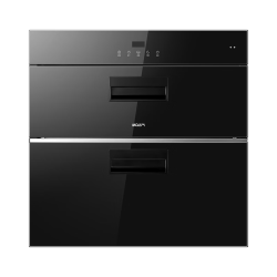 名气 老板消毒柜厨房烘干碗柜105L大容量紫外线臭氧杀菌二星级免费安装送货嵌入式消毒柜X101A