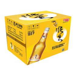 珠江啤酒 10度 珠江精品纯生啤酒 528ml*12瓶 整箱装