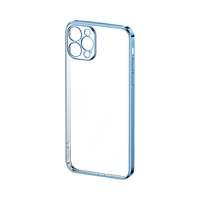 PISEN 品胜 适用苹果13Pro Max手机壳防摔电镀保护壳iphone13Pro Max保护套防摔全包镜头电镀边框手机套软壳 远峰蓝 远峰蓝