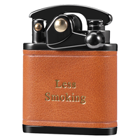 ZORRO佐罗机械款煤油打火机老式复古创意 皮咖棕