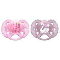 AVENT 新安怡 安抚奶嘴新生婴儿防胀气超软安睡宝宝透气安抚奶嘴x2