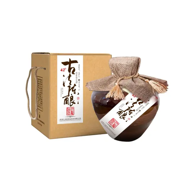  jiulongzui/九龍醉 古法陈酿 浓香型白酒  1000ml 坛装 42度