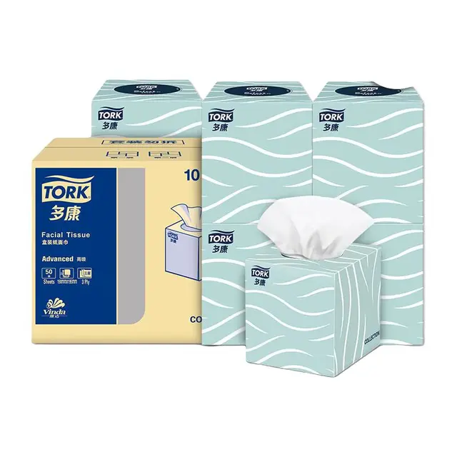 TORK 多康 立方盒抽纸 3层*50抽*36盒(195*190mm)