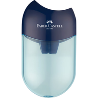 辉柏嘉（Faber-castell）双孔转笔刀 笔刨 削笔器 工具 深蓝色 183567