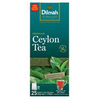 Dilmah 迪尔玛 伯爵红茶 斯里兰卡原产地进口茶叶英式茶锡兰袋泡茶茶包2g*25片装