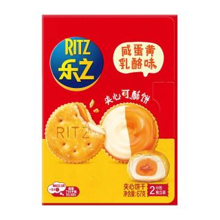 RITZ 卡夫乐 芝士夹心饼干 酸奶乳酪味 218g*2盒