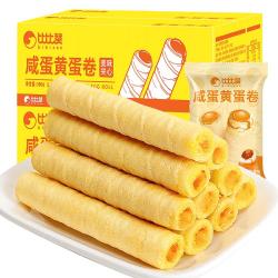 比比赞 咸蛋黄蛋卷380g/箱