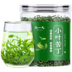 陈一凡 苦丁茶 小叶苦丁 青山绿水四川峨眉山嫩芽茶叶特级新茶花草茶罐装100g