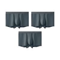 有棵树【80支莫代尔】男士内裤男青少年舒适平角裤男式四角短裤男生男款 【80支】水墨灰+水墨灰+水墨灰 3条 L