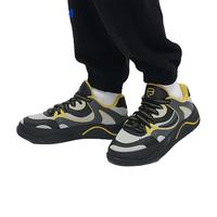 斐乐（FILA）FUSION斐乐潮牌男鞋50-50场下滑板鞋2024春季休闲运动鞋 柔柳绸灰/黑-PB 42