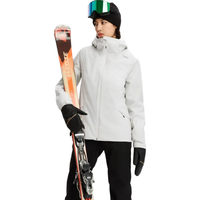 迪卡侬男士滑雪服SKI500冬季户外保暖防风防水5333783 XL 黑色