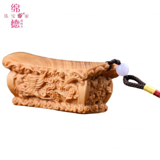 绵德 崖柏木雕手把件 8.5x3.4x3.5cm 43克 B04-304