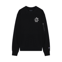 Champion 【品牌】秋冬男女款简约印花LOGO圆领长袖卫衣多色